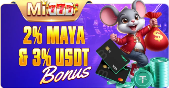 2 % Maya And 3% USDT Bonus